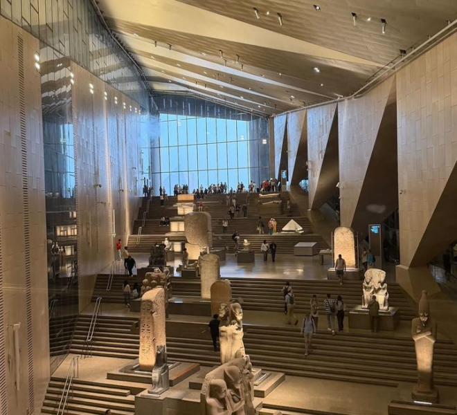 The New Grand Egyptian Museum Of Cairo
