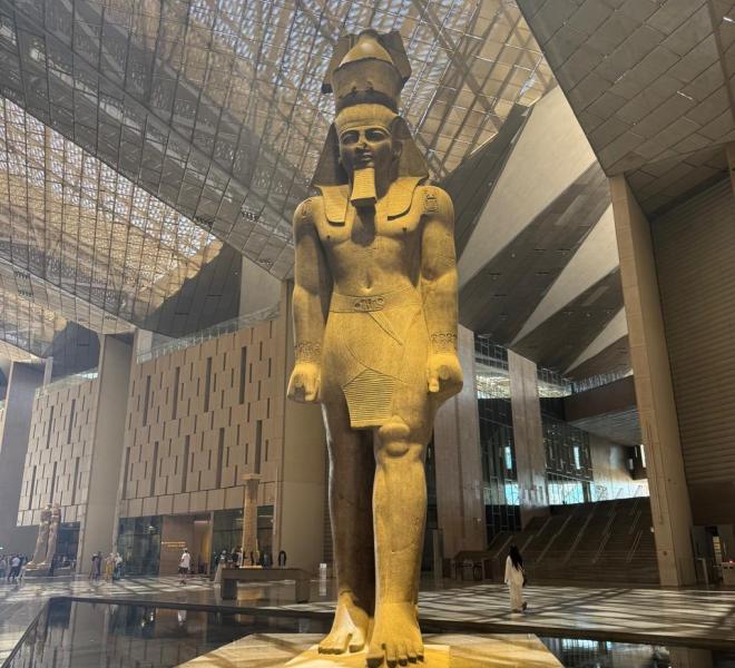 The New Grand Egyptian Museum Of Cairo