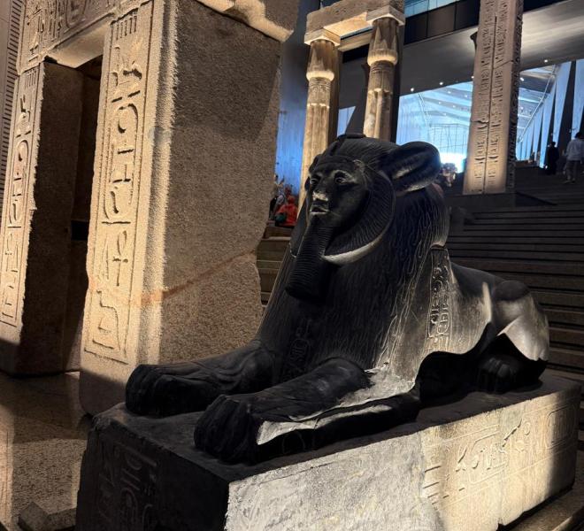 The New Grand Egyptian Museum Of Cairo