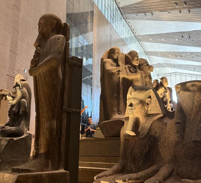 The New Grand Egyptian Museum Of Cairo