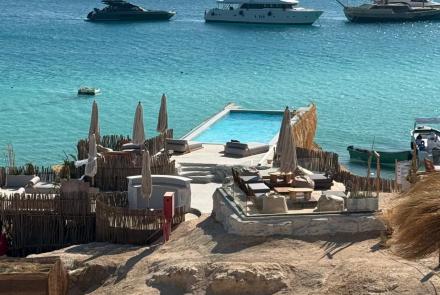 Excursion à l’île Ozirea depuis Hurghada, nouvelle île avec plage et piscine
